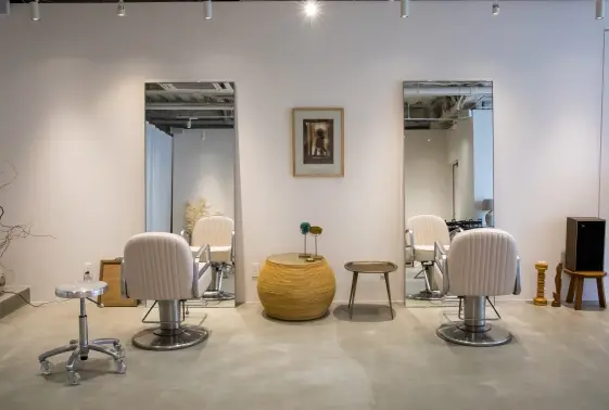 美容室の内装のイメージ